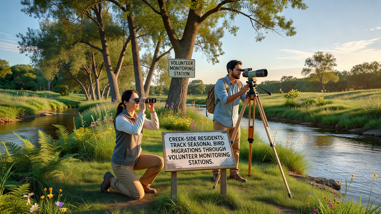 Residents Along Maple Creek Establish Volunteer Stations to Track Seasonal Bird Movements