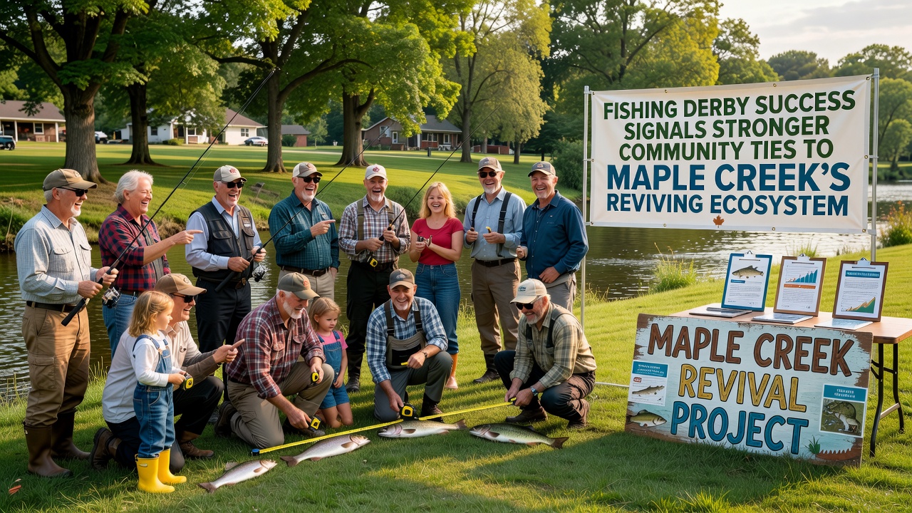 Fishing Derby Success Signals Stronger Community Ties to Maple Creek's Reviving Ecosystem